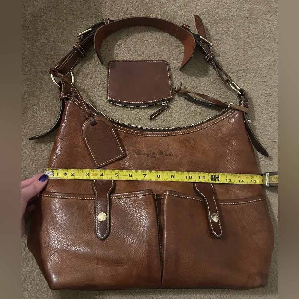 Dooney and bourke Brown Leather Shoulder Bag - Picture 9 of 12